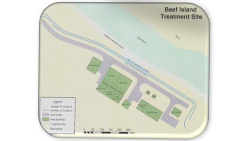 Beef Island Treatment Site designed by Caribbean Basin Enterprises