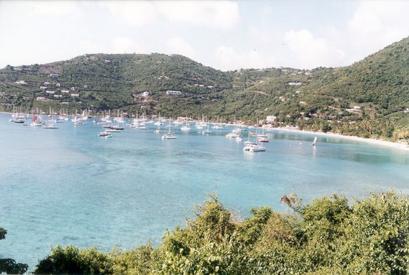 View of Cane Garden Bay British Virgin Islands