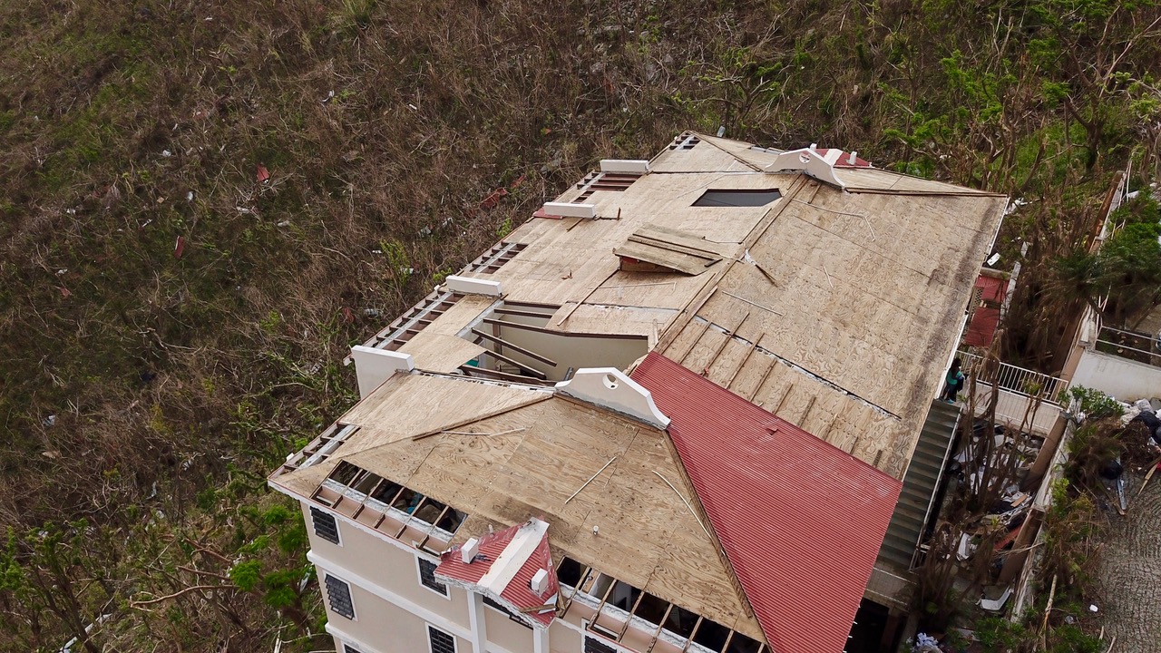 Admiralty Estate Complex bvi roof damage